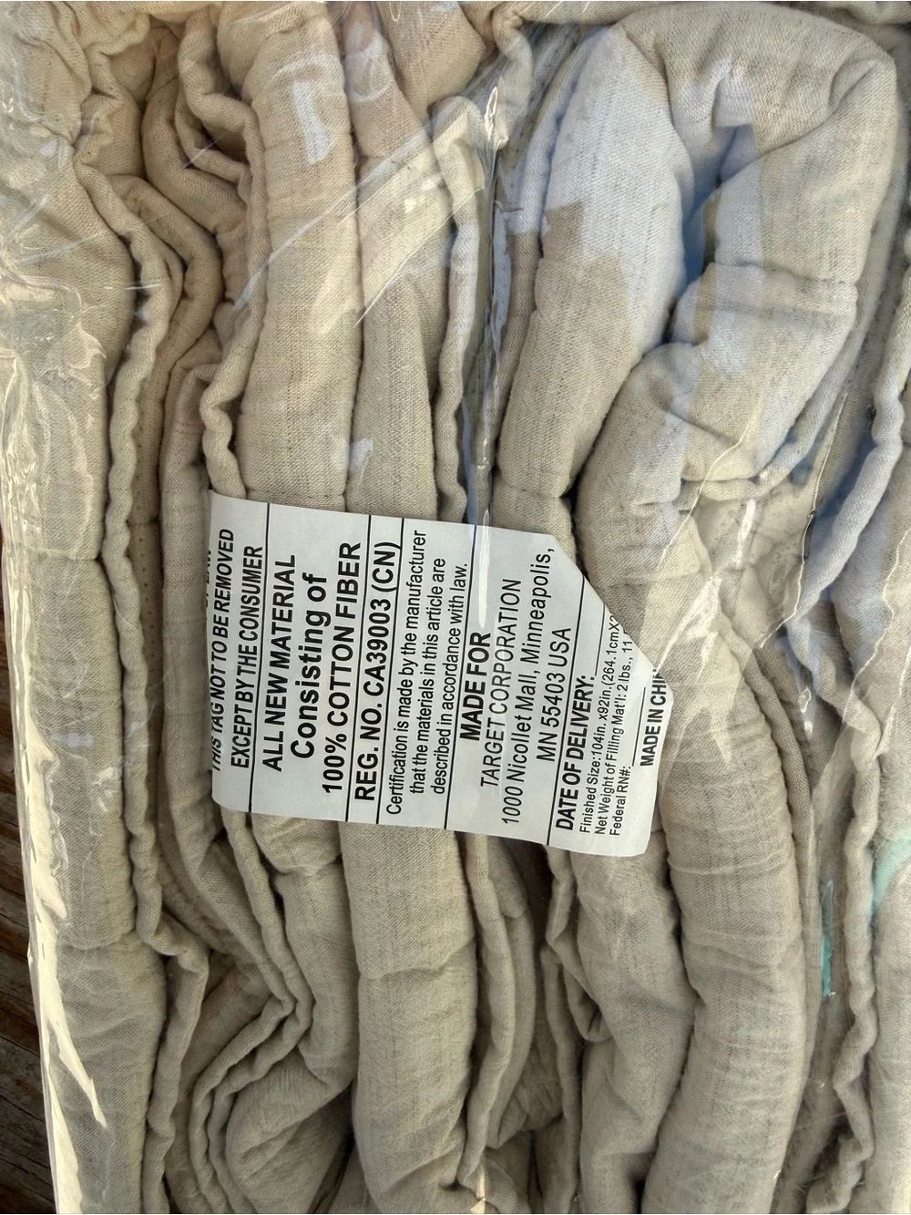 Threshold - King Space Dyed Cotton Linen Quilt Khaki - Khaki